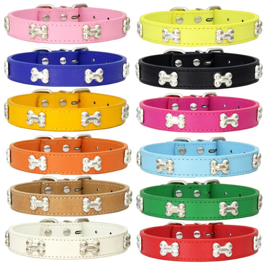 Leather Durable Pet Dog Collar