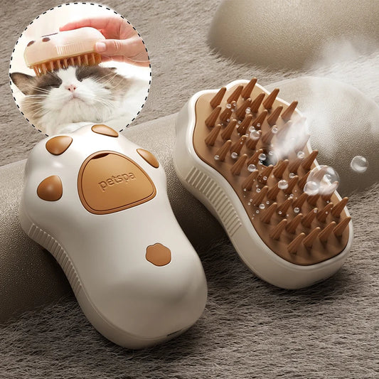 3 in 1 Pet Electric Steam Grooming Brush